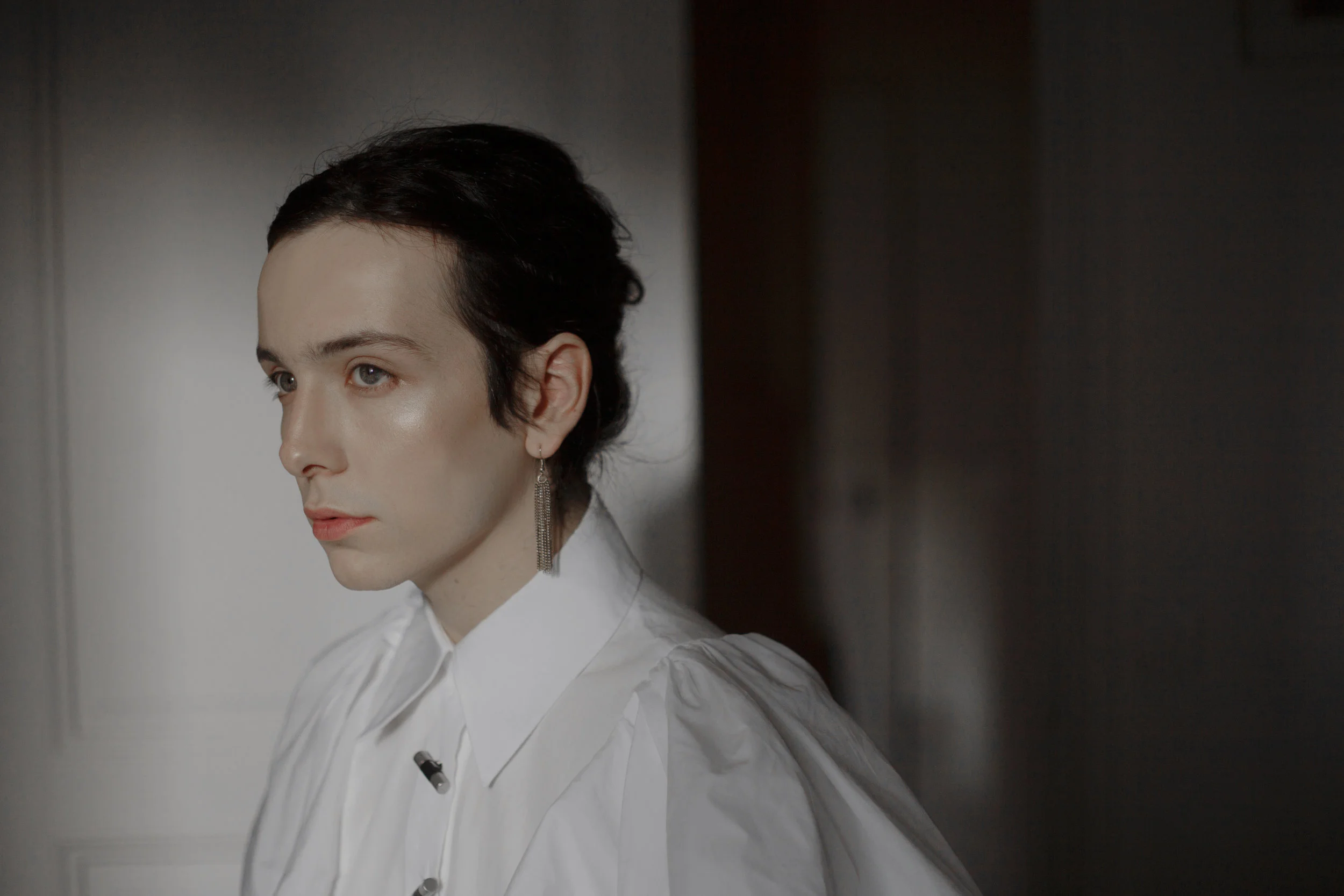 White blouse by Kenzo .