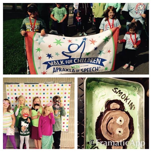 Owen participating in a Walk for Children with Apraxia of Speech