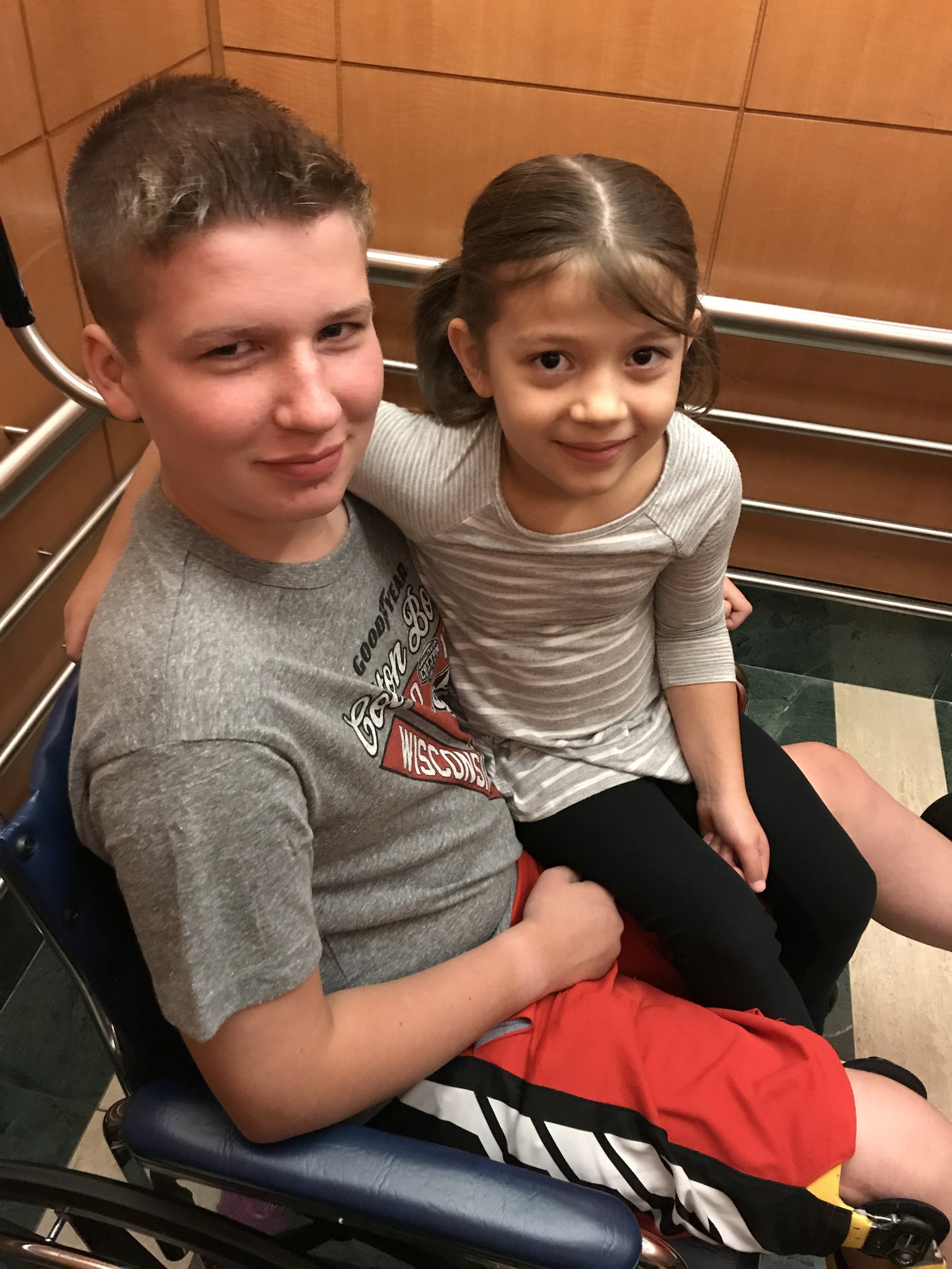 Tyler and his sister