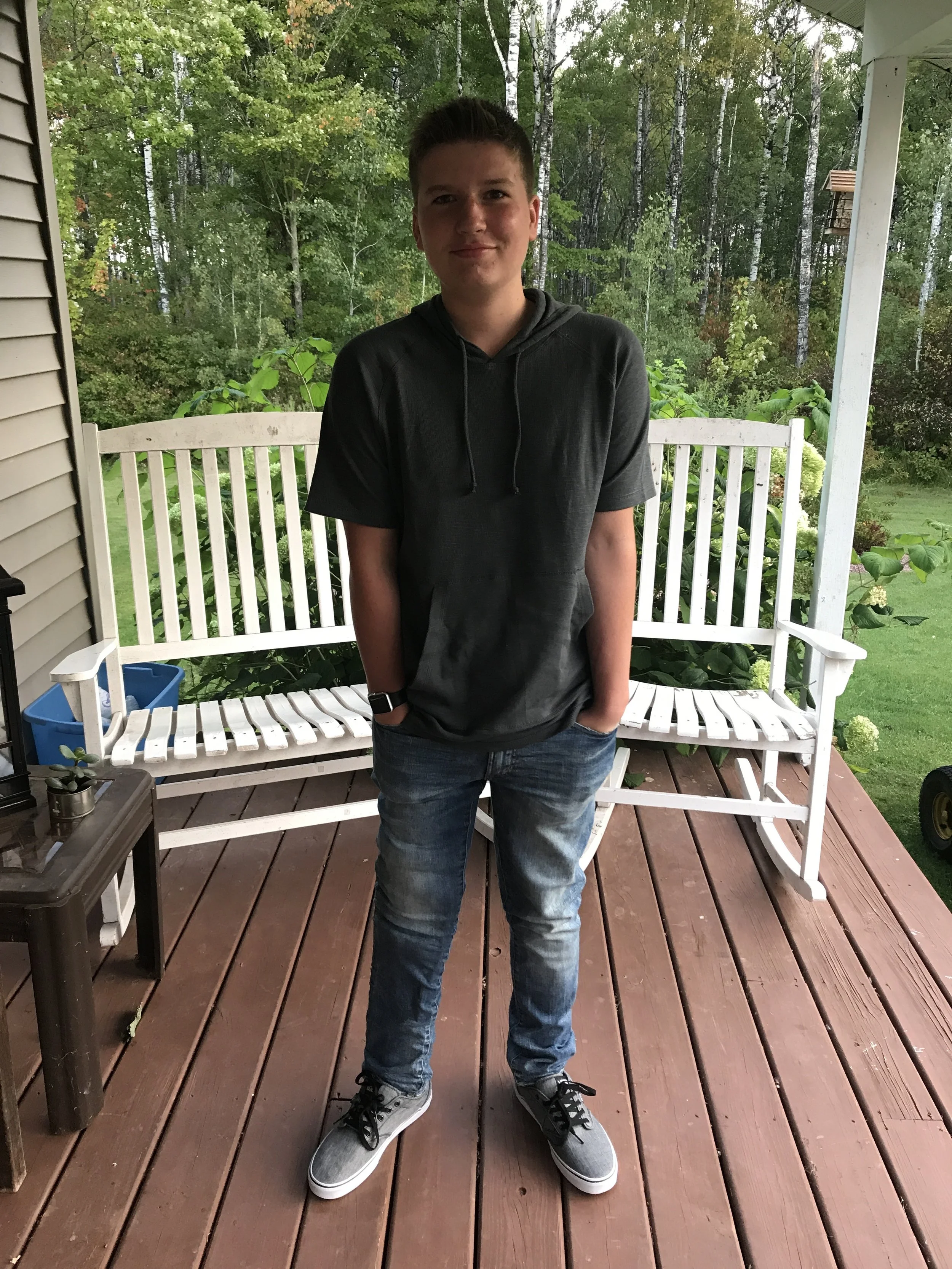 Tyler standing tall