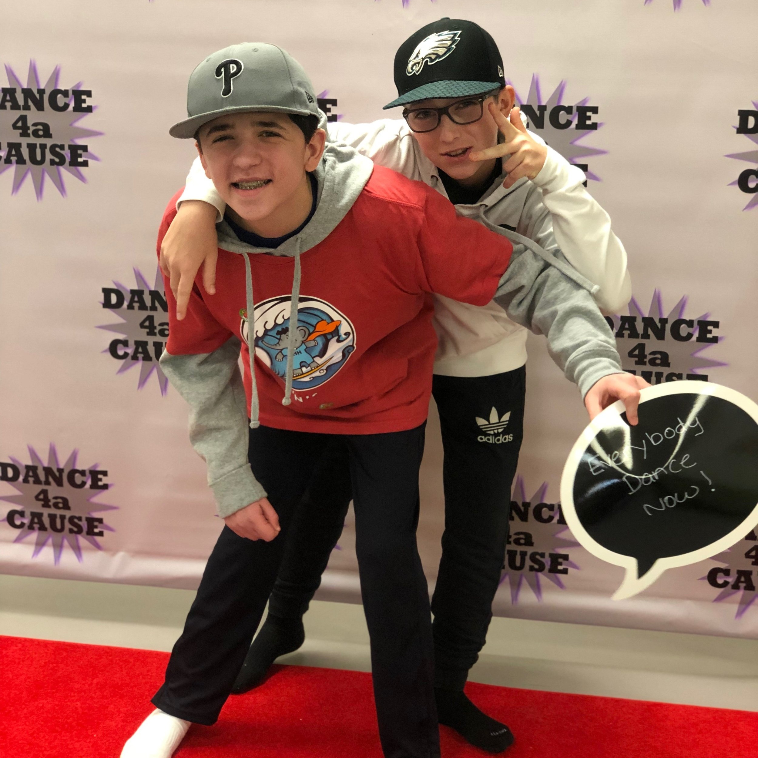  Chase and Sam at a Holton’s Heroes dance event for special needs kids. 