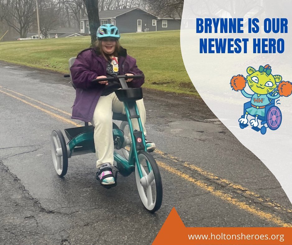 Thanks to @wawa, we were able to purchase Brynne her very own @riftonequipment adaptive tricycle to use with her family on bike rides! Visit our #hallofheroes on our site to learn about Brynne&rsquo;s amazing recovery. #hh #hallofheroes #wawafoundati