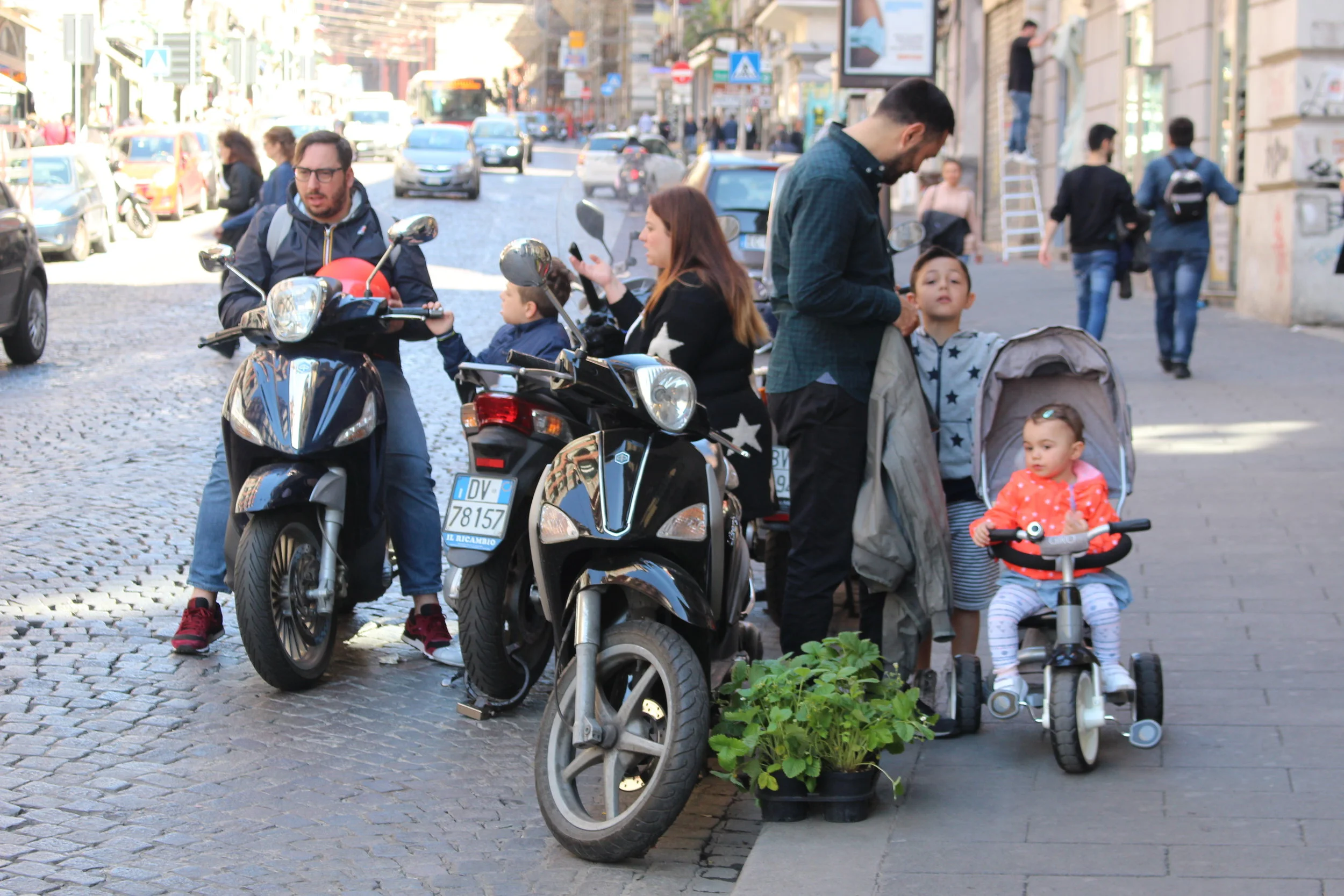 Famille Napolitaine qui prend la pose :D