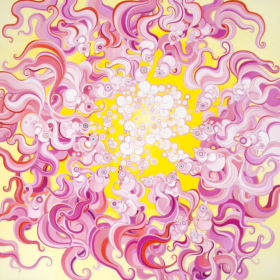 “A Love Letter for R” Oil on Canvas 150 x 150 cm 2010