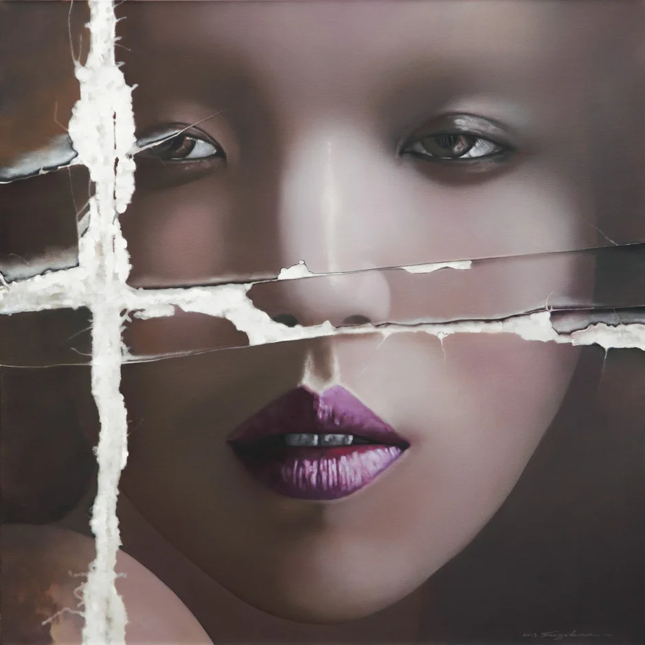 “Scratch 3” Oil on Canvas 150 x 150 cm 2013