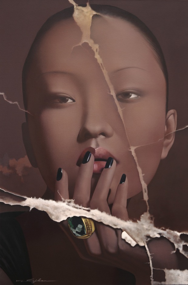 “Scratch 5” Oil on Canvas 100 x 150 cm 2013