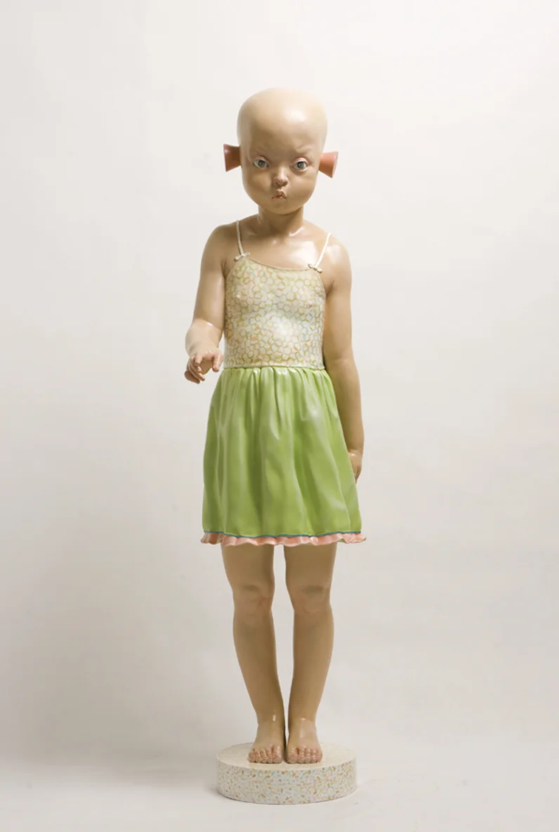 “What’s up? Somewhere in time” Sculpture, Fiberglass Limited edition, No. 6 of 8 173 x 45 x 60 cm 2010
