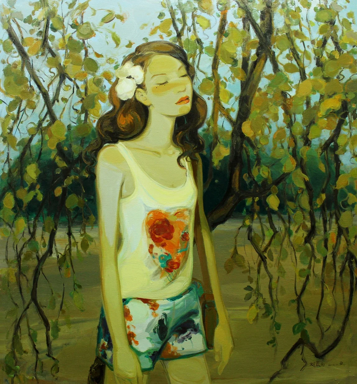 "Yesterday once more" Oil on Canvas 120 x 130 cm 2012