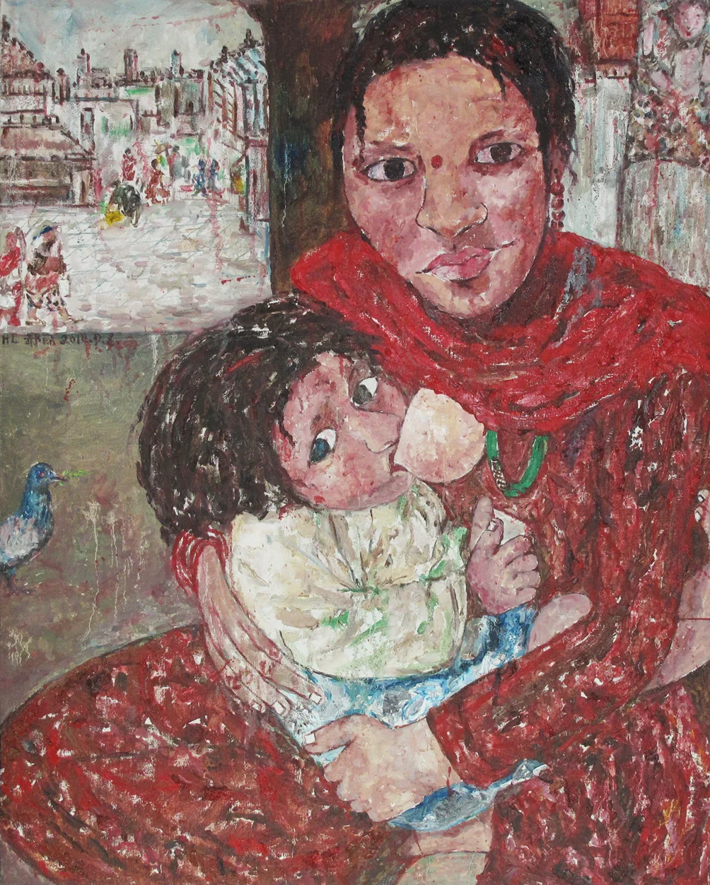 “Lullaby under the sun” Oil on Canvas 100 x 80 cm 2010