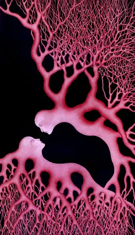 “Kiss” Print, Limited edition, No. 7 of 10 61 x 105 cm 2011