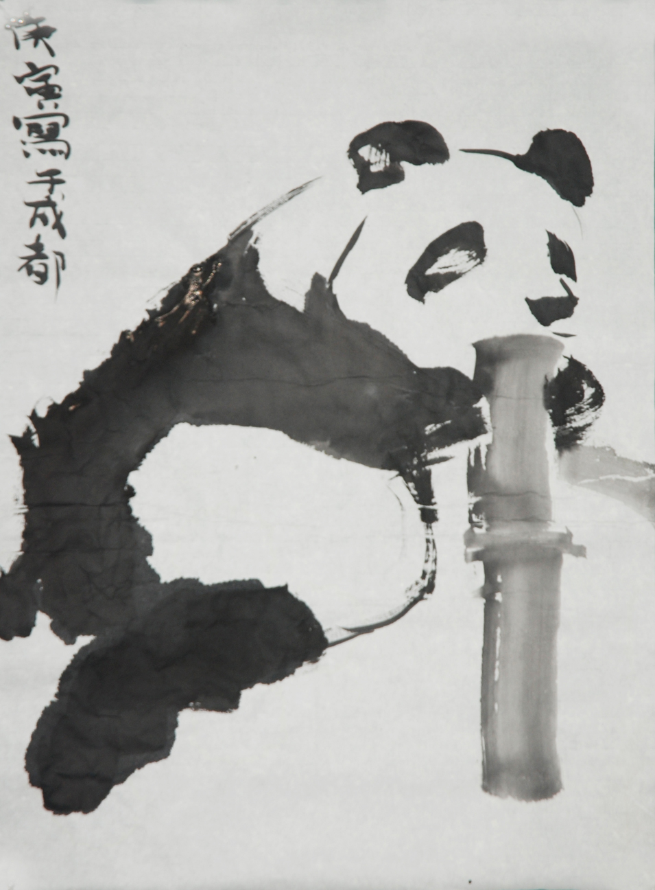 “Panda 3” Ink on Chinese paper 46 x 58 cm 2010