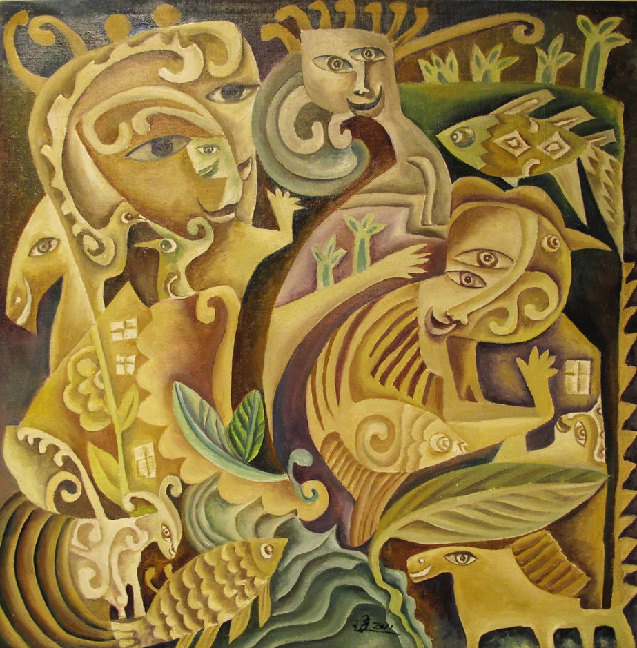 “Fairy Tale 4” Oil on Canvas 45 x 46 cm 2011
