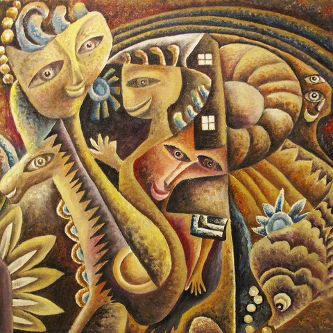 “Fairy Tale 5” Oil on Canvas 45 x 46 cm 2011