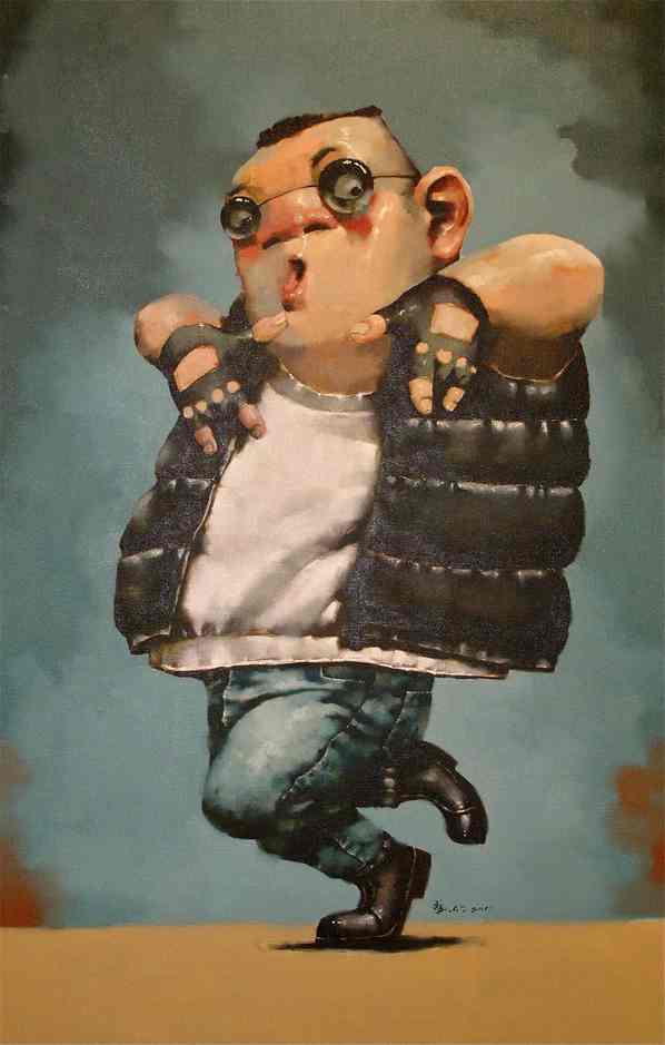 “Cool man 2” Oil on Canvas 110 x 140 cm 2011