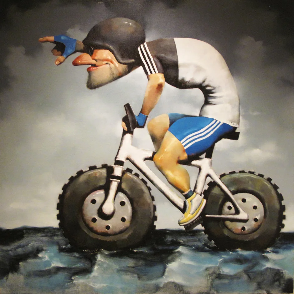 “Cool man 3” Oil on Canvas 120 x 120 cm 2011