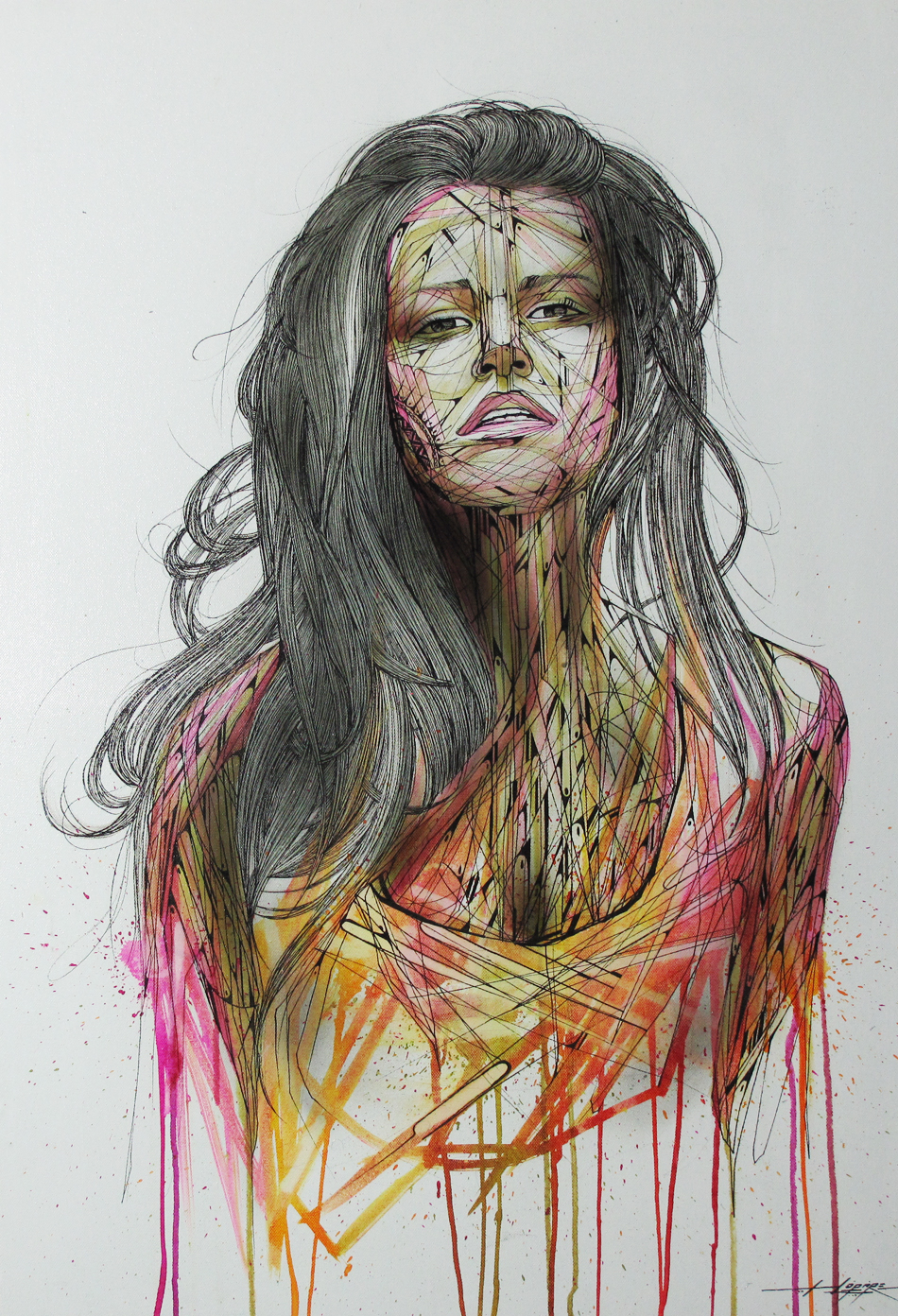 “Venezia” Spray/Ink 92 x 65 cm 2013