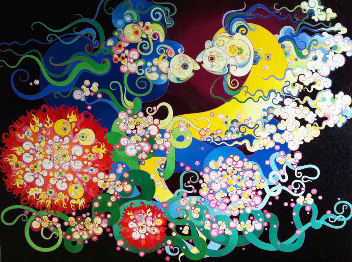 “The Big Band of Five Elements” Oil on Canvas 120 x 160 cm 2013