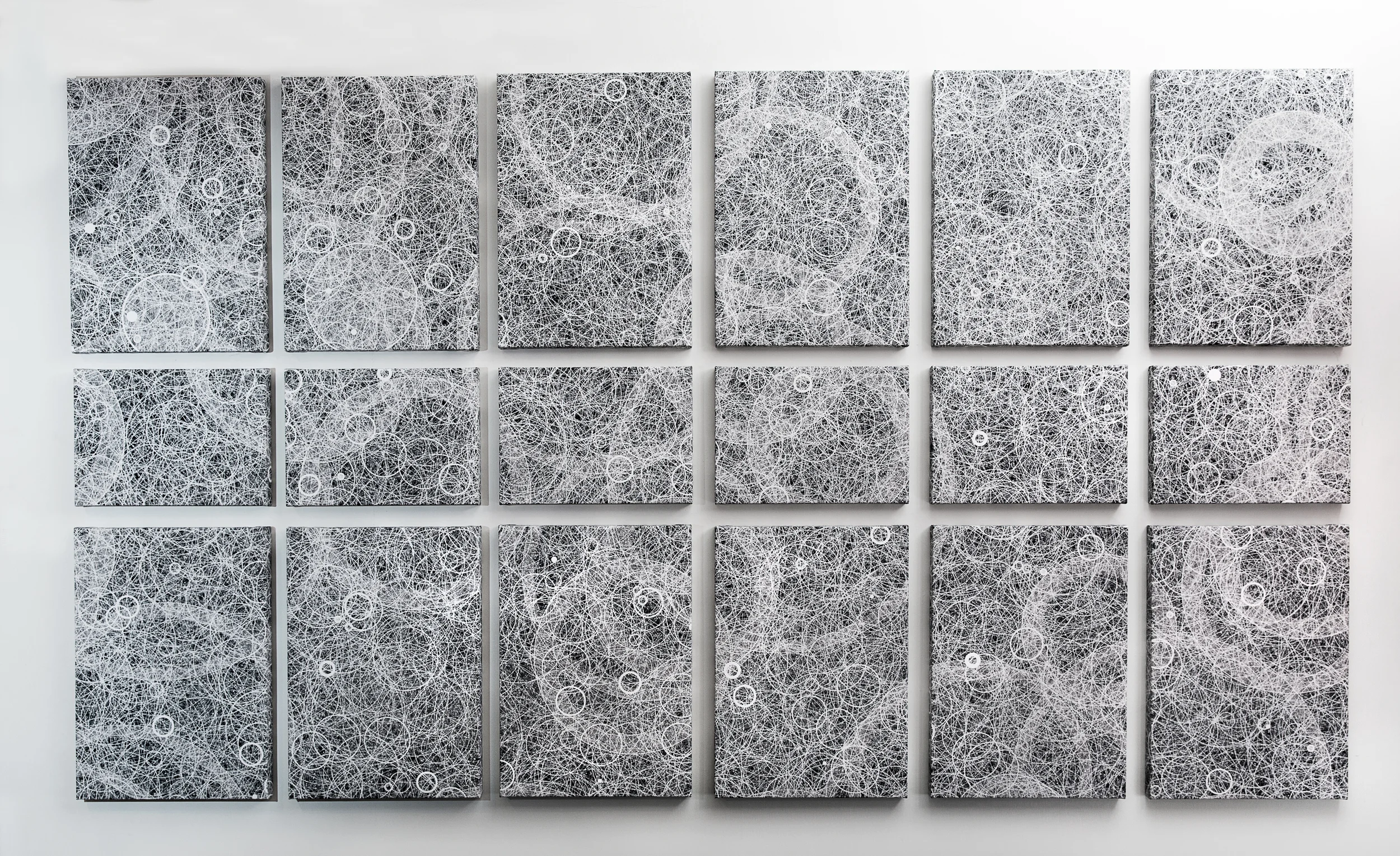 "Flatness, Wall 4" Giclée on Canvas 277 x 158.5 cm 2015