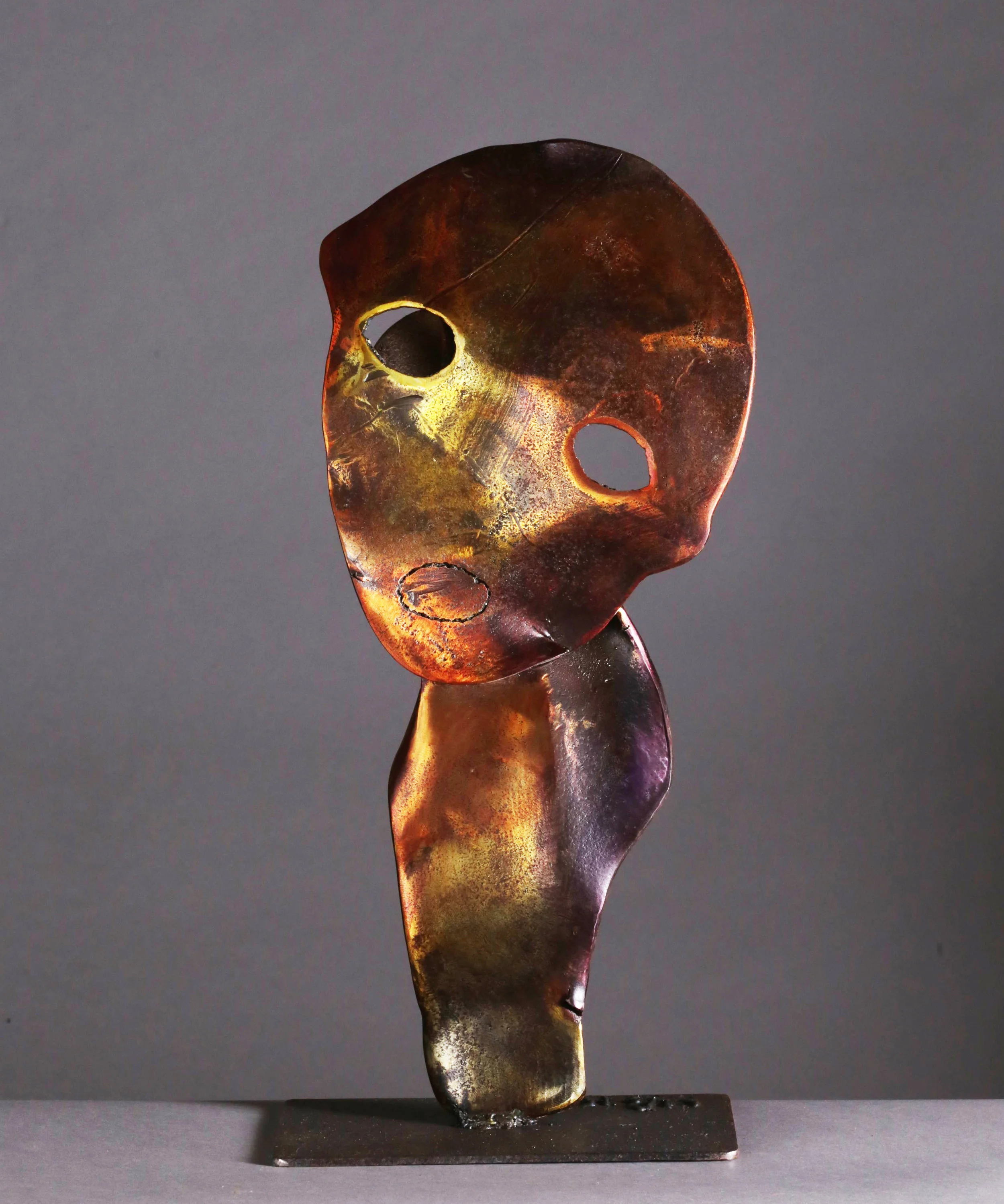 “Repli” Patinated Steel 56 x 26 x 15 cm 2017