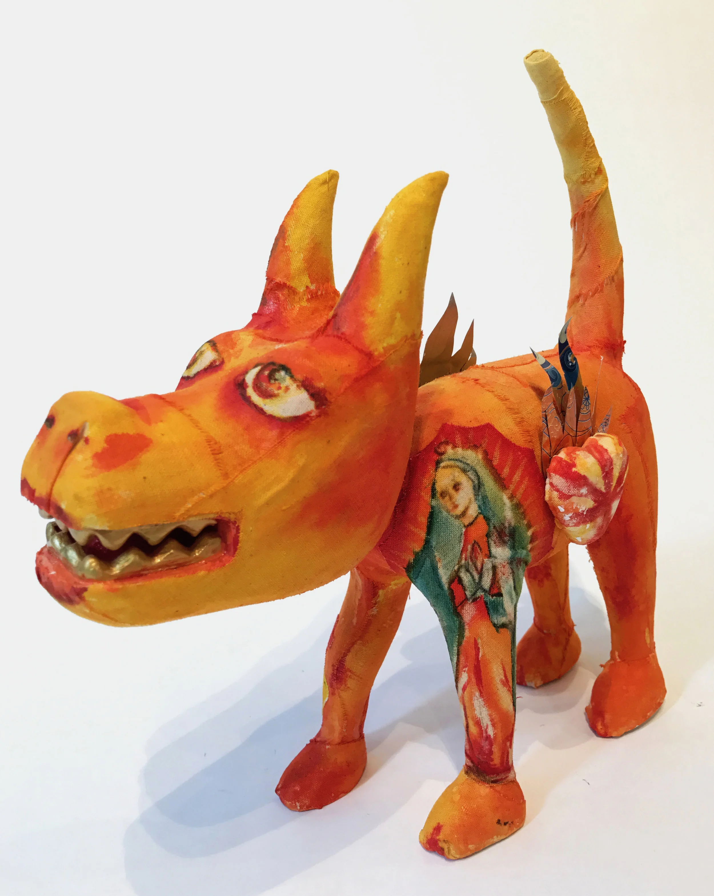 "Dog 3" Sculpture, unique item 27 x 24 x 9 cm 2010