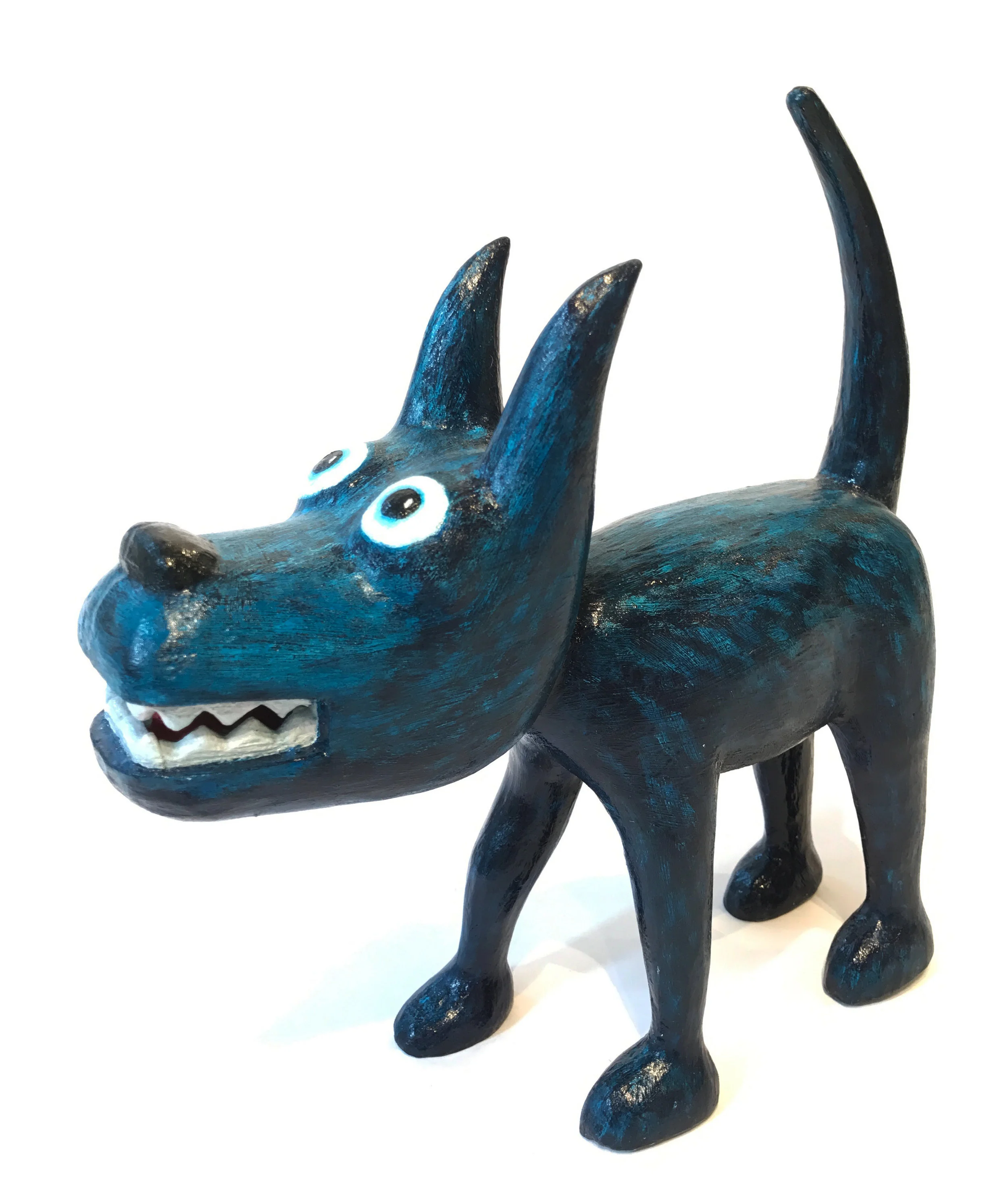 "Dog 4" Sculpture, unique item 27 x 24 x 9 cm 2010