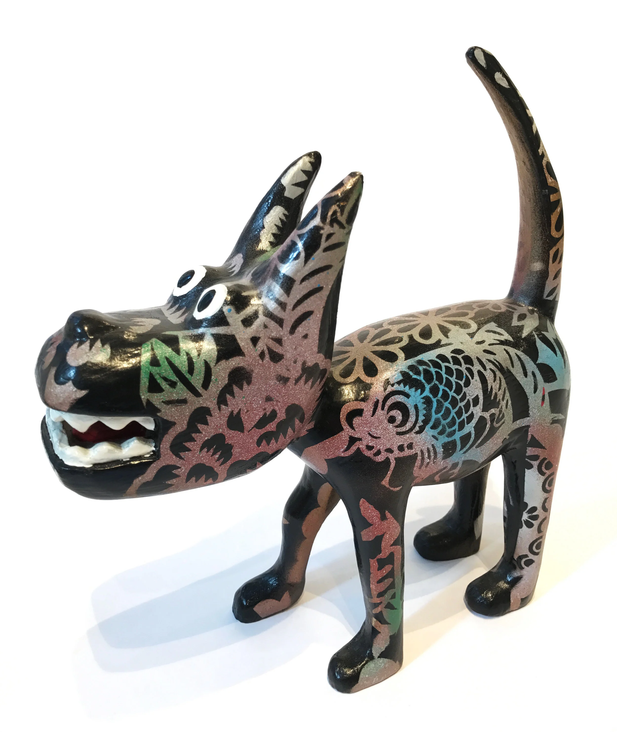 "Dog 9" Sculpture, unique item 27 x 24 x 9 cm 2010