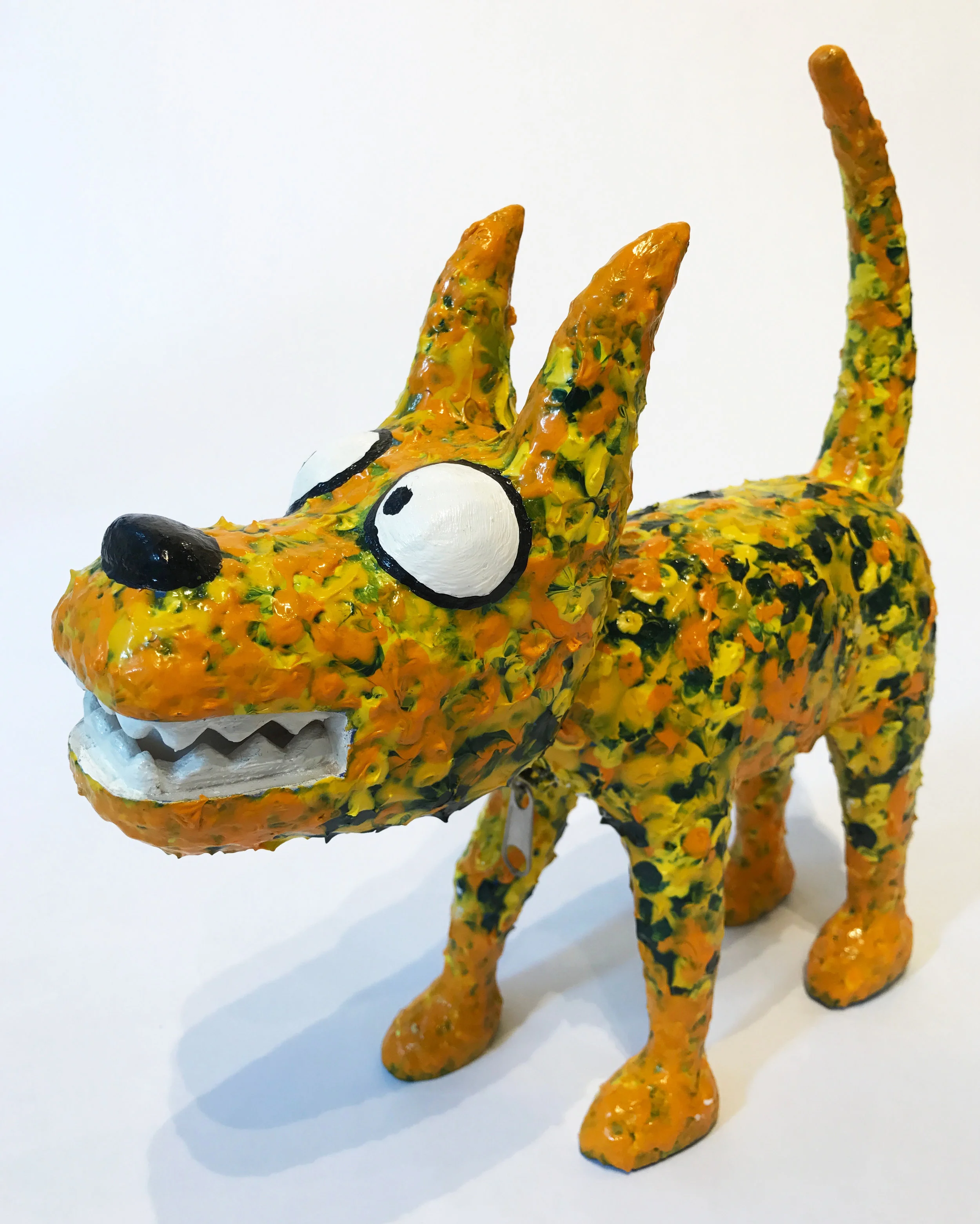 "Dog 10" Sculpture, unique item 27 x 24 x 9 cm 2010