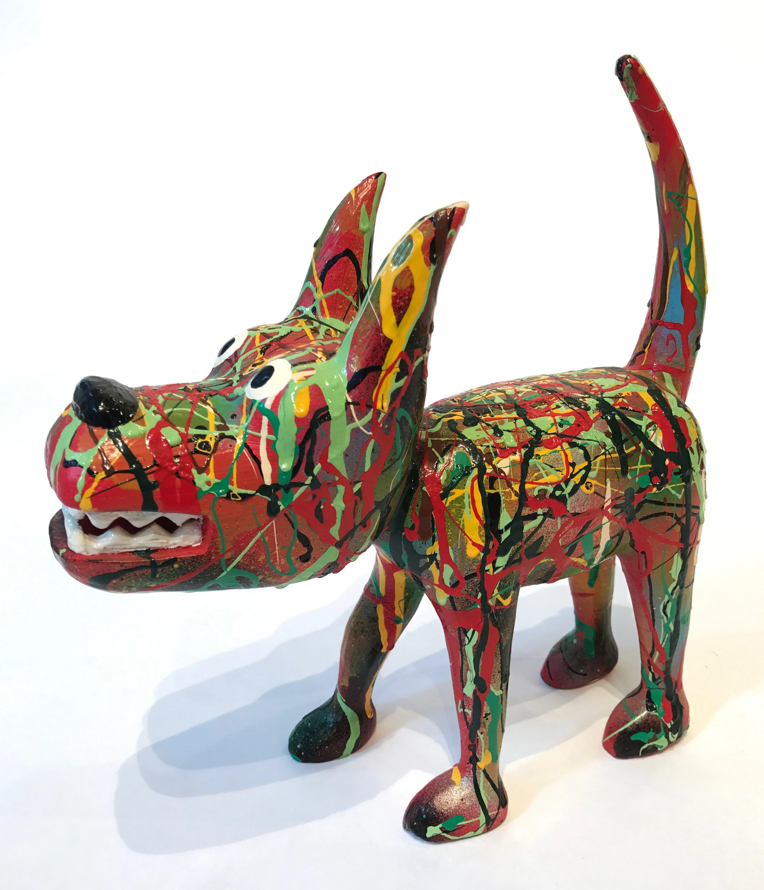 "Dog 12" Sculpture, unique item 27 x 24 x 9 cm 2010