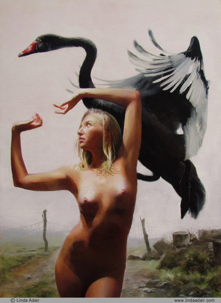 Messengers, (Triptych), 12"x16", oil on panel. Sold