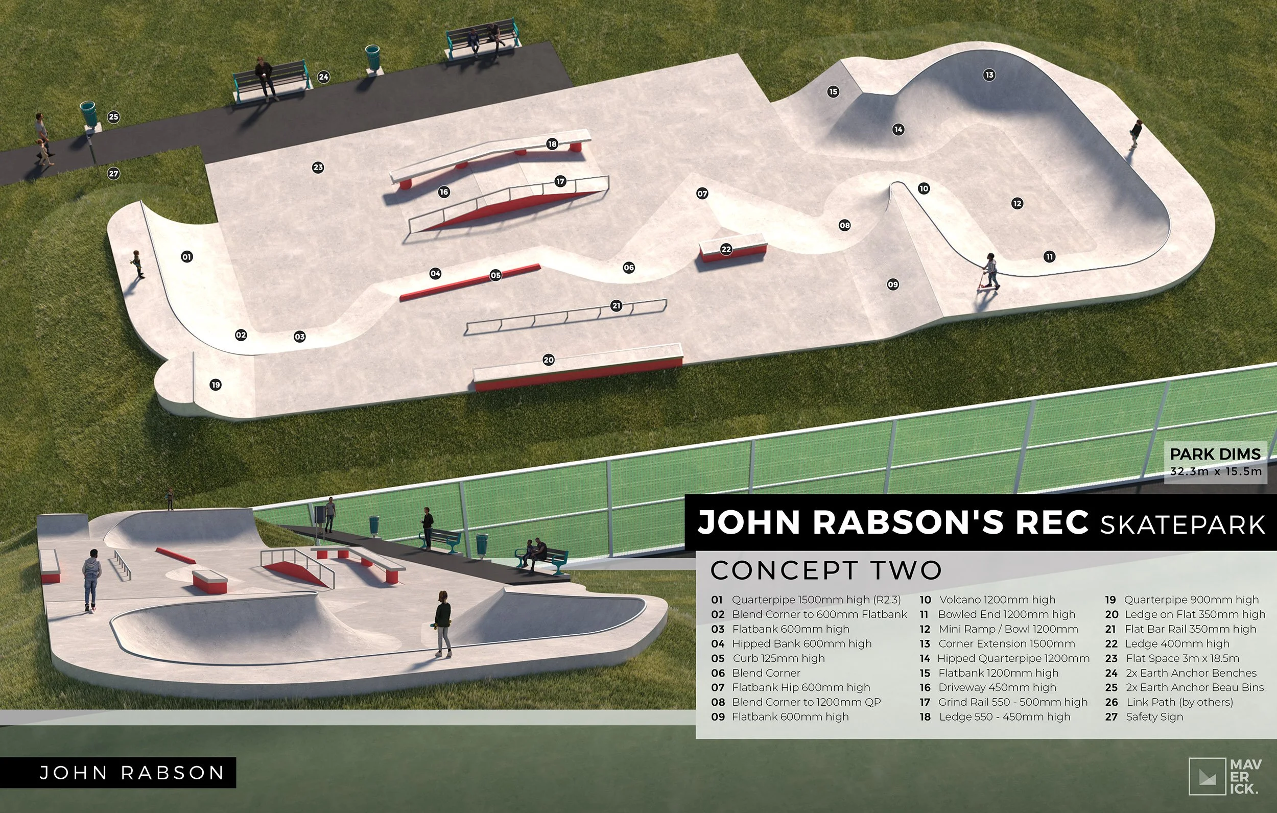 Jam Rabson John Rabson Rec Skatepark
