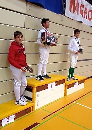 3. Platz für Yann Kjelsen bei den Benjamins. (Foto: FCB)