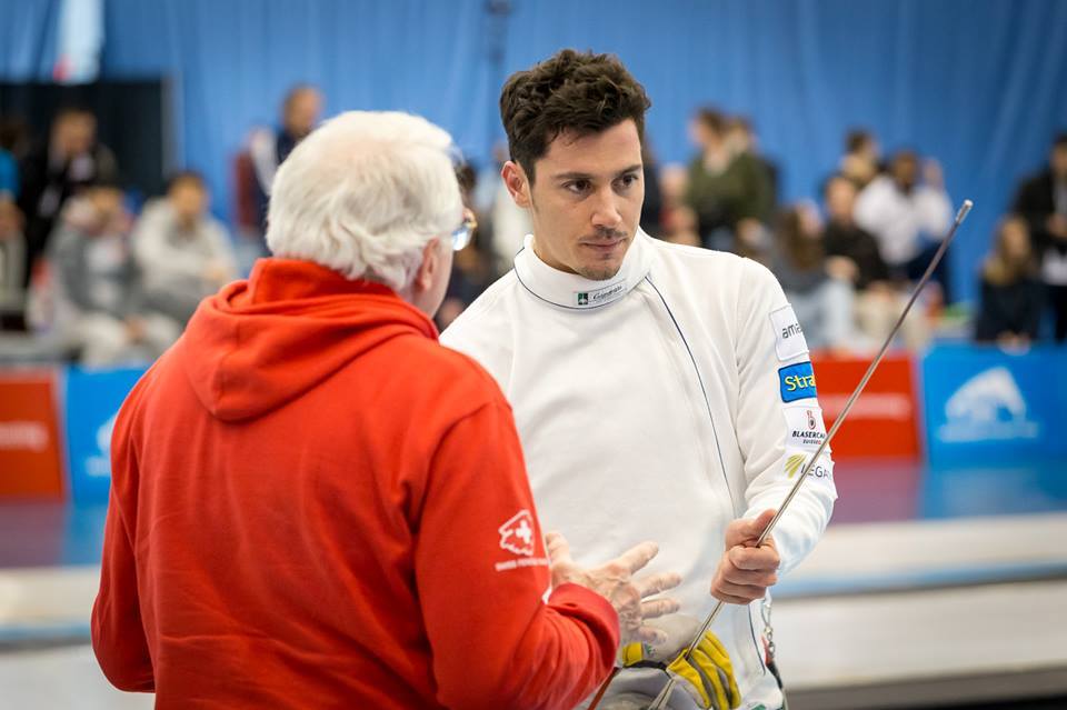 Fabian Kauter und Gianni Muzio. (Foto: Devin Manky Photography. Thank you Swiss Fencing!)