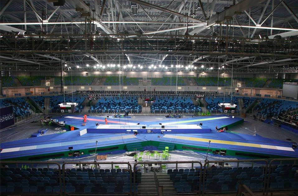 Ein Vorgeschmack auf die Olympischen Spiele in Rio: Arena Carioca 3. (Foto: Serge Timacheff)