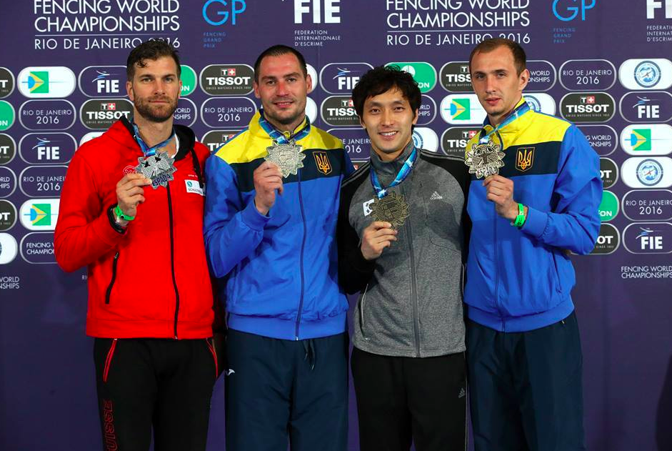 Die Medaillengewinner in Rio. (Foto: S. Timacheff/A. Bizzi)