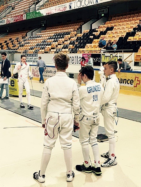 Jonathan (links) und Jeremy (rechts) in Lugano. (Foto: Chantal Ramuz)