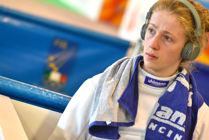 Jonathan Fuhrimann in Foggia. (Foto: © Andrea Trifiletti/Bizzi Team/Swiss Fencing)