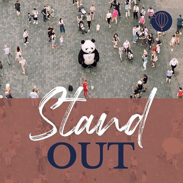 So how do you stand out from the crowd? Get clear on what you stand for. #purposefilledprofit