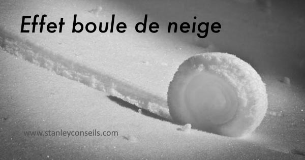 L'effet boule de neige, c'est ce que nous recherchons.