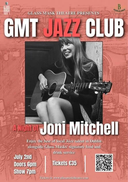 GMT Jazz Club: A Night of Joni Mitchell at Glass Mask Theatre, Dublin