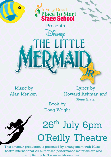 Little Mermaid Jr at the O'Reilly Theatre