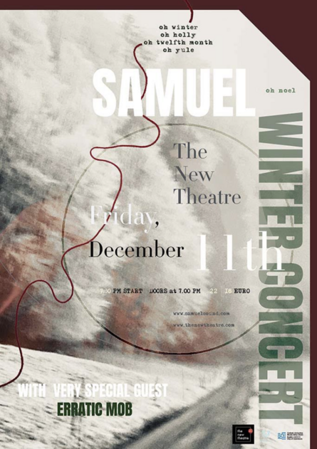 SAMUEL | oh noel | Winter Concert at The New Theatre, Dublin - 11 December 2026
