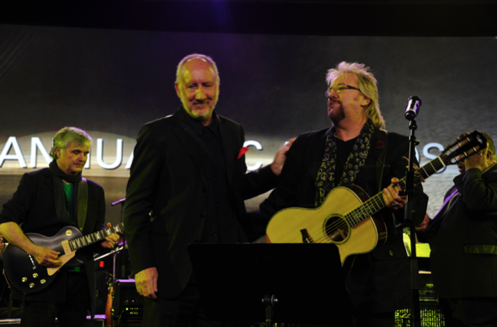 Pete Townshend and David perform “Open The Door” - Jan. 2013 for Pete’s Les Paul Lifetime Achievement at TEC Awards-NAMM show