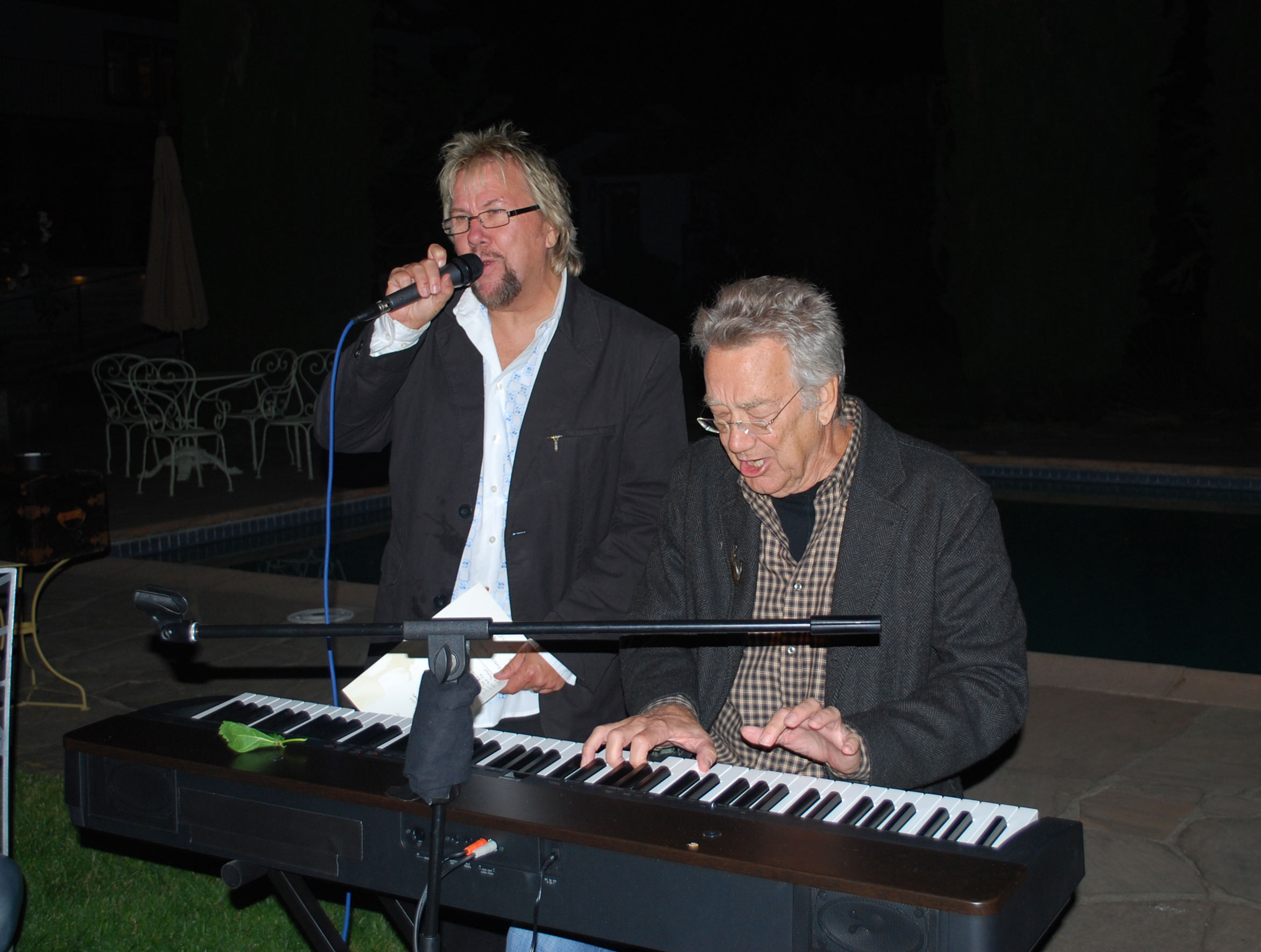 With Ray Manzarek at Trefethen Winery, Napa