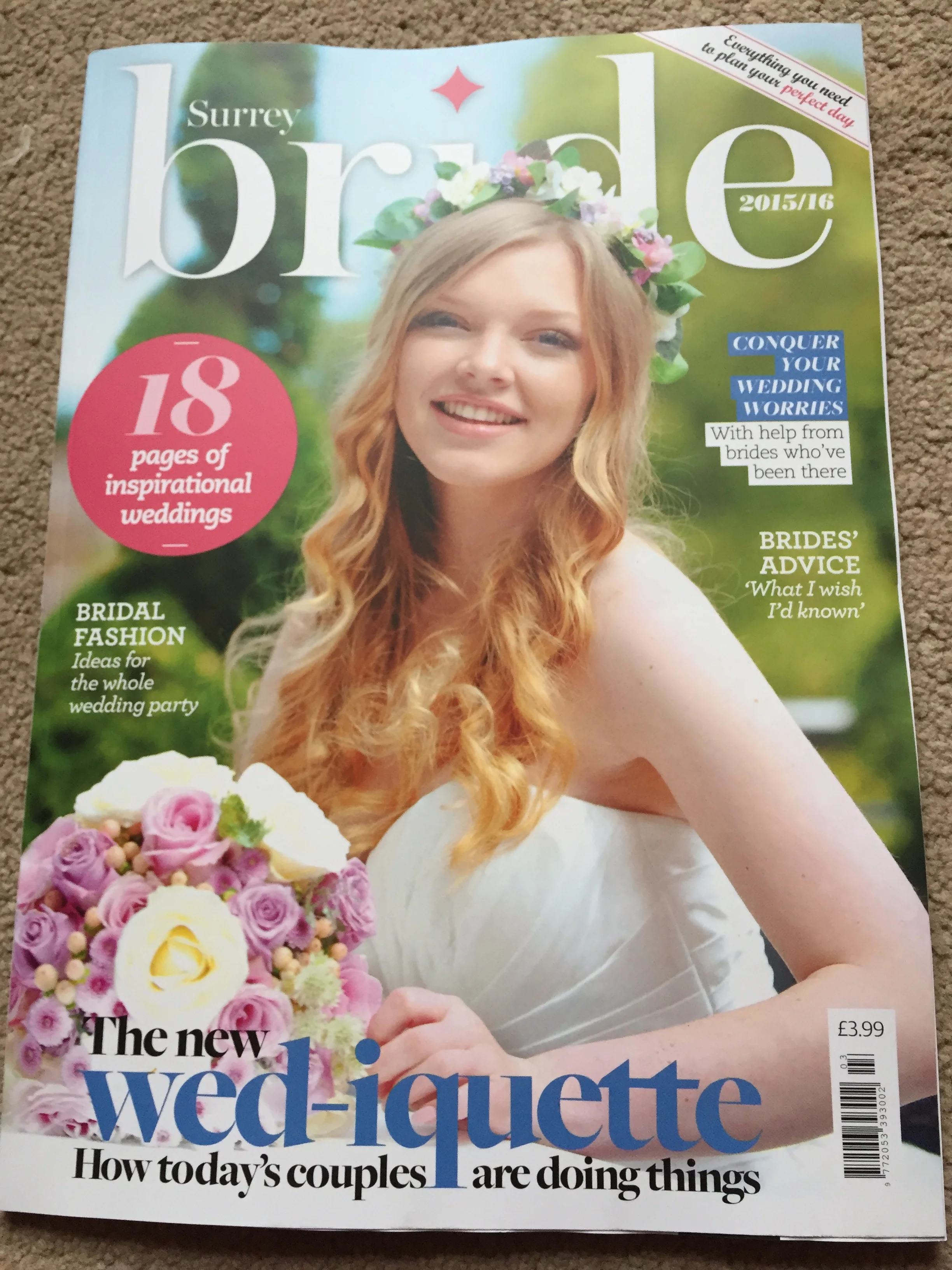 Spot my little Ad in this seasons brides magazine