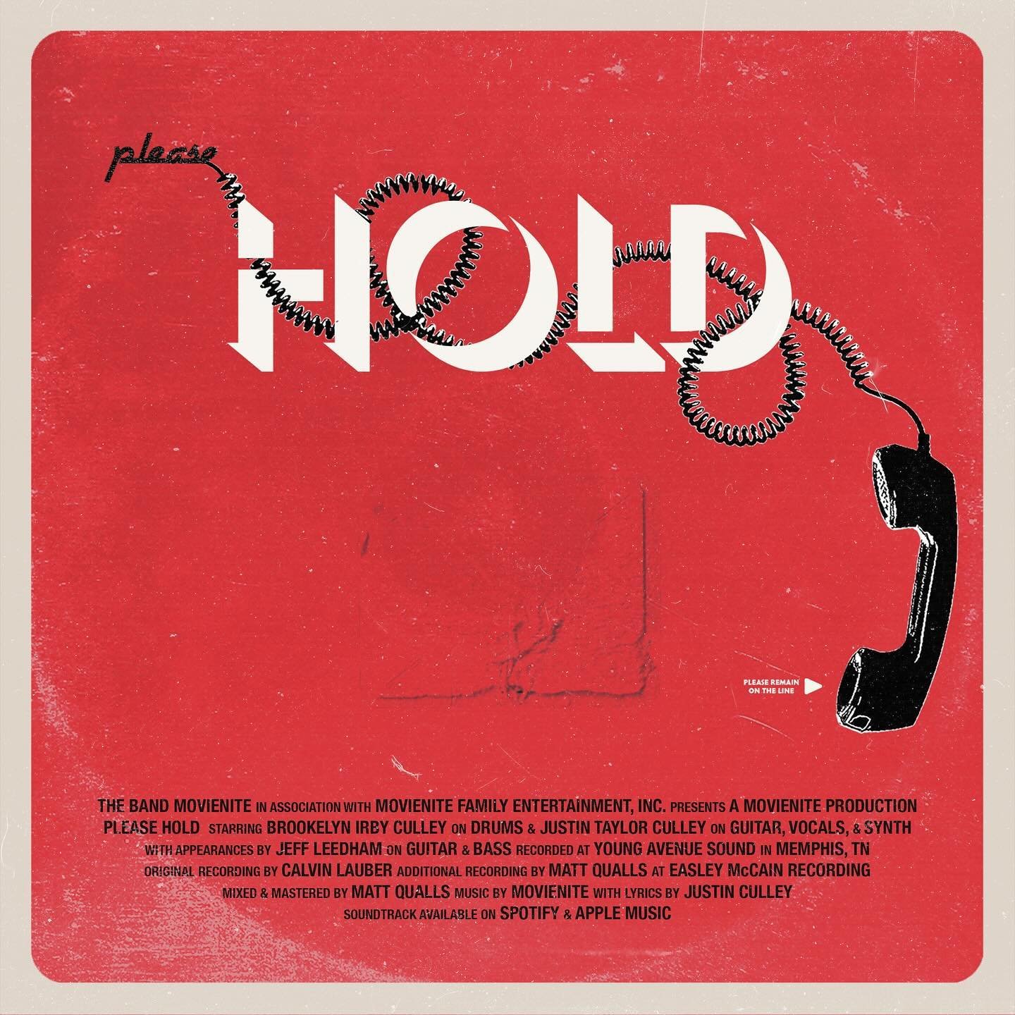 OUT NOW! The latest single from MovieNite - Please Hold. Available wherever you get your music.
