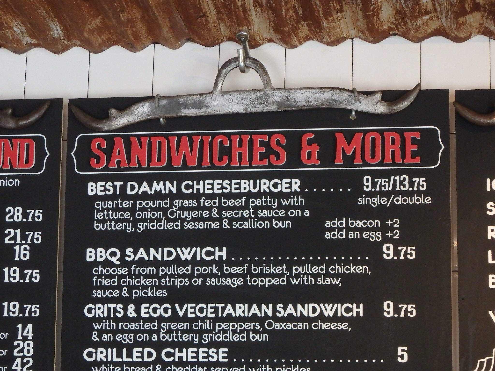  The Menu at 4505 Burgers and BBQ 