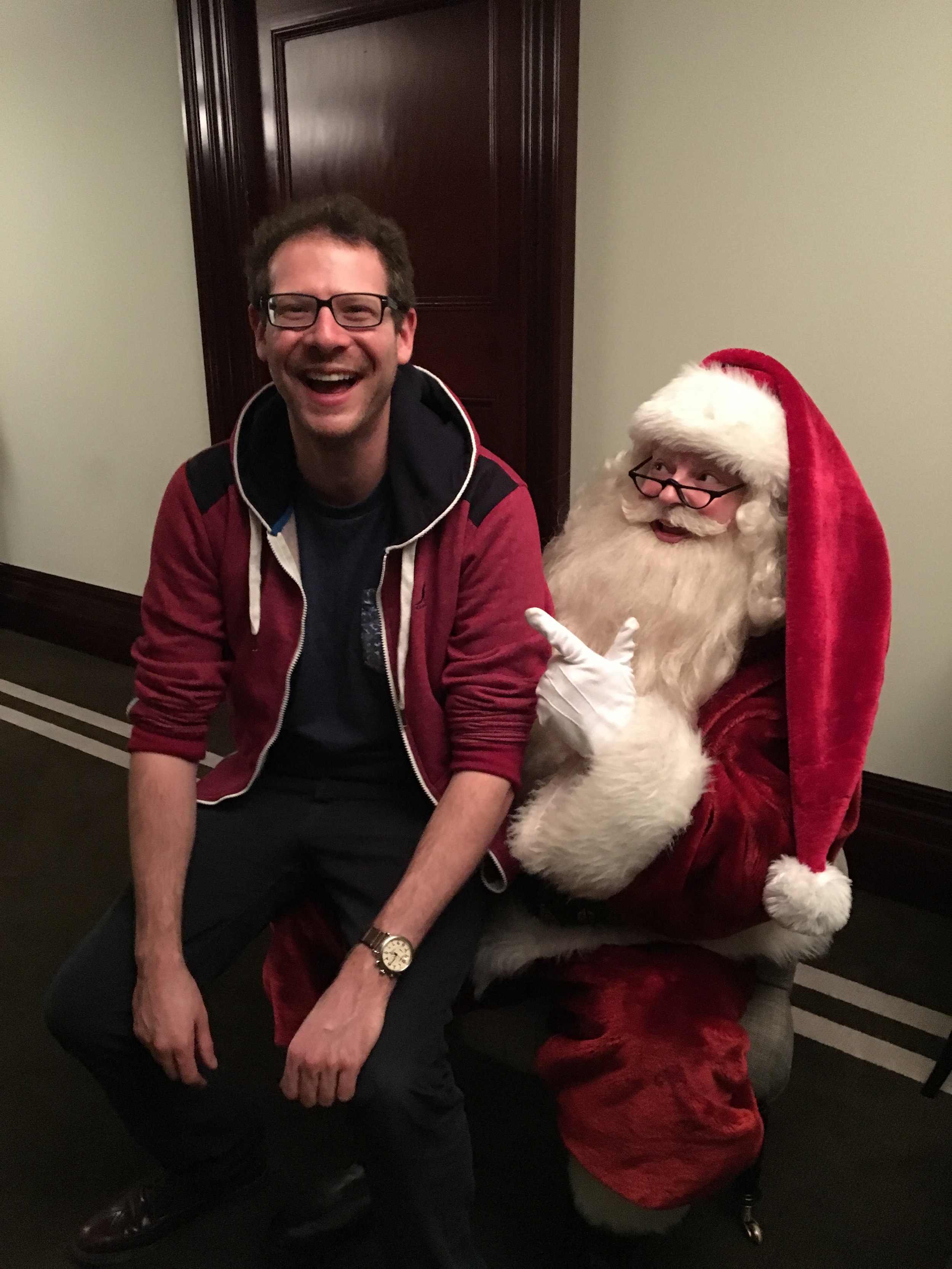  Olly meets Nigel Harvey, aka Celebrity Santa 