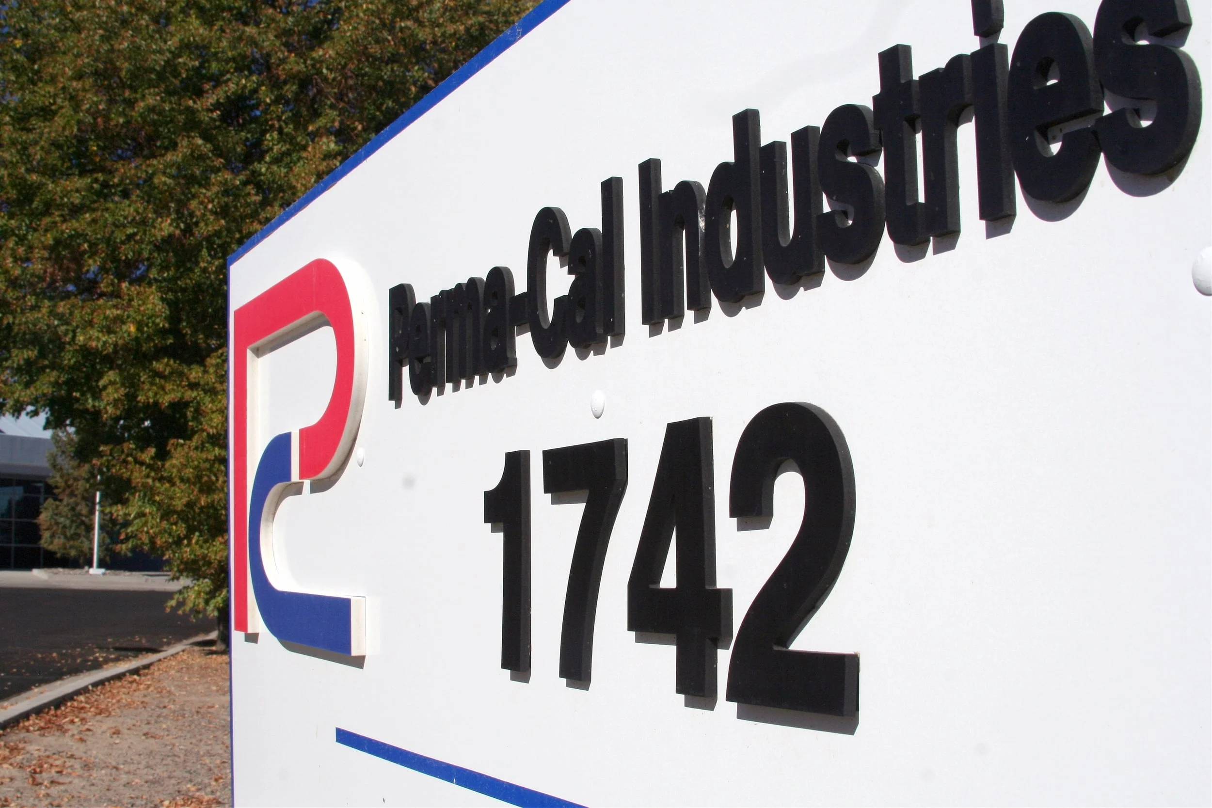 PCII Driveway Sign at Angle.jpg