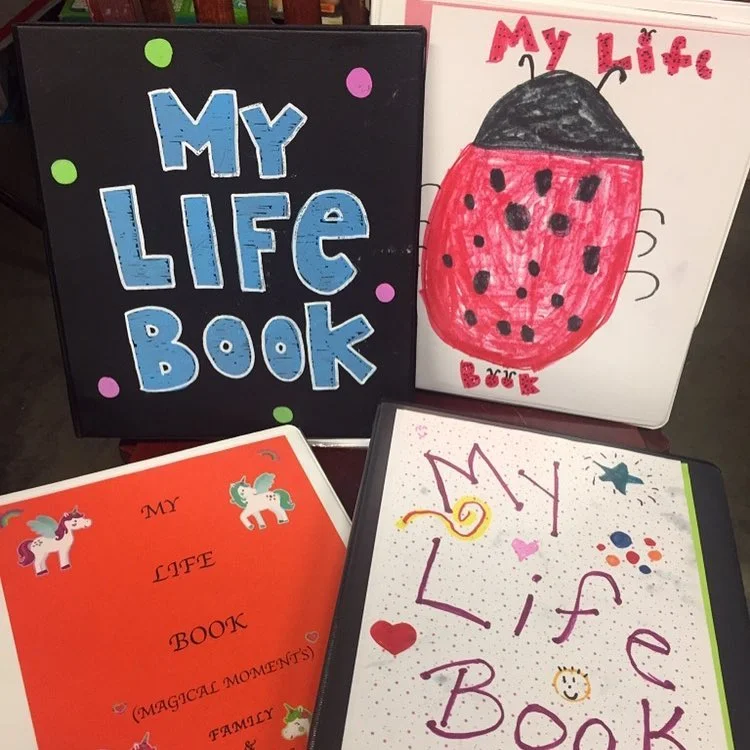 Life Books with handmade covers