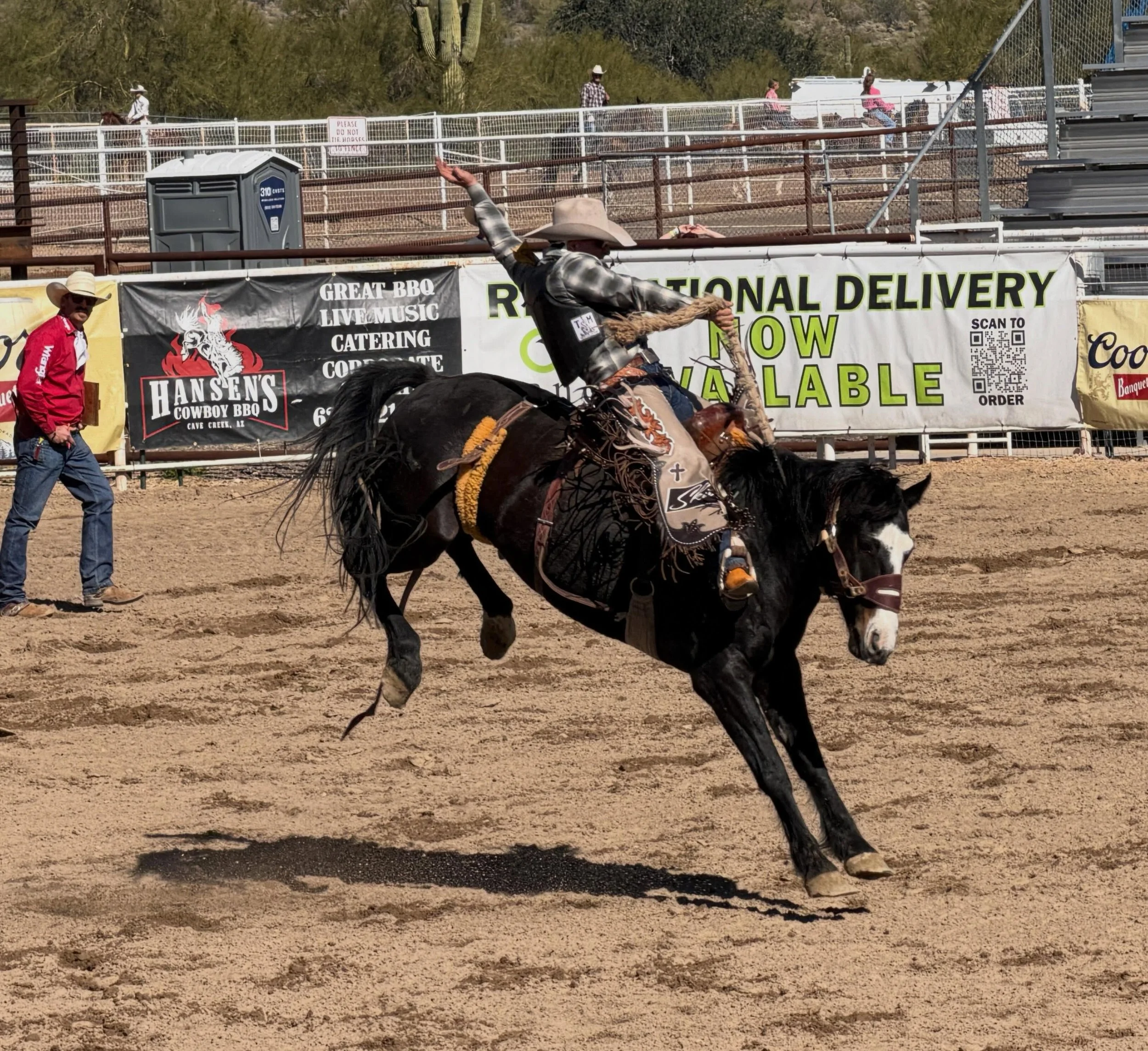 Cave Creek Rodeo 🤠 #rodeo #broncoriding